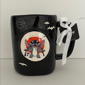Rae Dunn Disney Stitch Black Mischief and Mayhem Mug